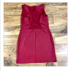 Women’s Sleeveless Sexy Stretch Open Back Dress Size L slip On